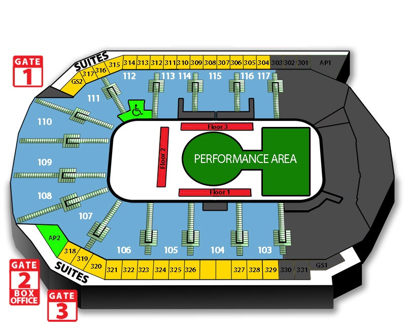 Canada's Circus Spectacular seating chart