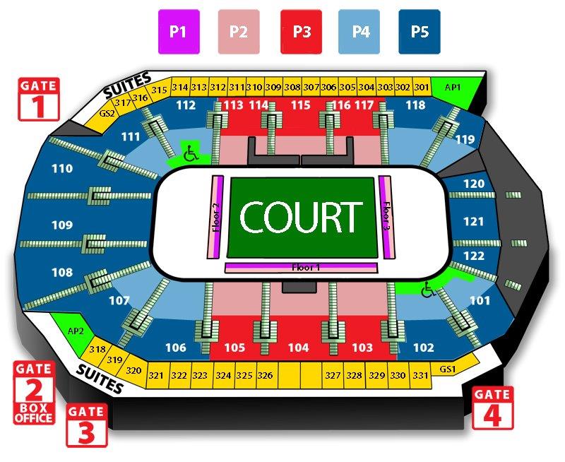 Harlem Globetrotters 2024 seating chart