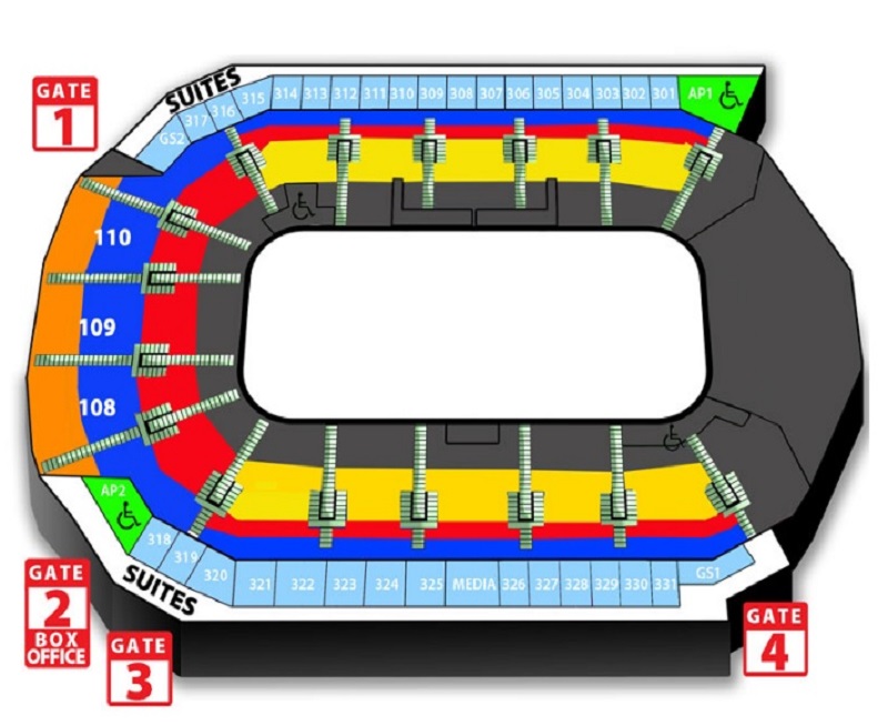 Monster Spectacular seating chart
